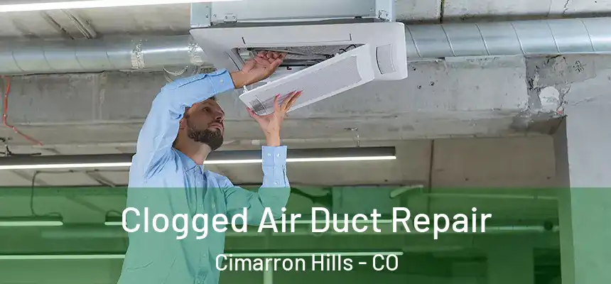  Clogged Air Duct Repair Cimarron Hills - CO
